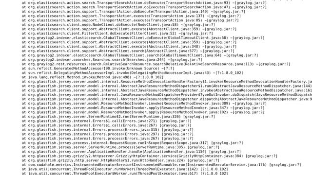 Loading field information in Graylog 2.1.x failed with status 500 (Internal Server Error) смотреть онлайн