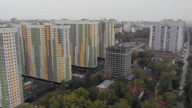 Строительство / ЖК Сокол / Октябрьский район / сентябрь 2022 г. / город Самара / Russia смотреть онлайн