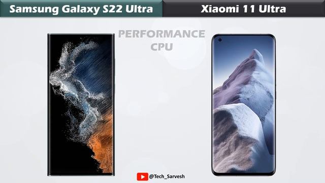 Samsung Galaxy S22 Ultra vs Xiaomi Mi 11 Ultra - Comparison смотреть онлайн