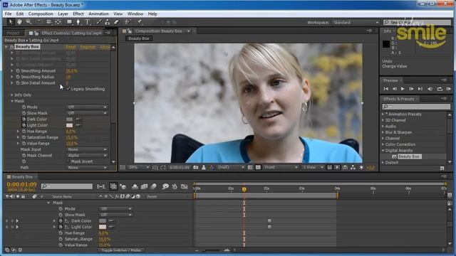 Обзор плагина Beauty Box HD, сборник уроков по монтажу Адоб афтер эфект смотреть онлайн
