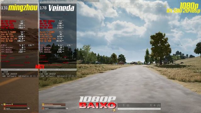 RX 580 Mingzhou vs RX 580 Veineda Coparativo em 10 Games 1080P Low Ultra смотреть онлайн