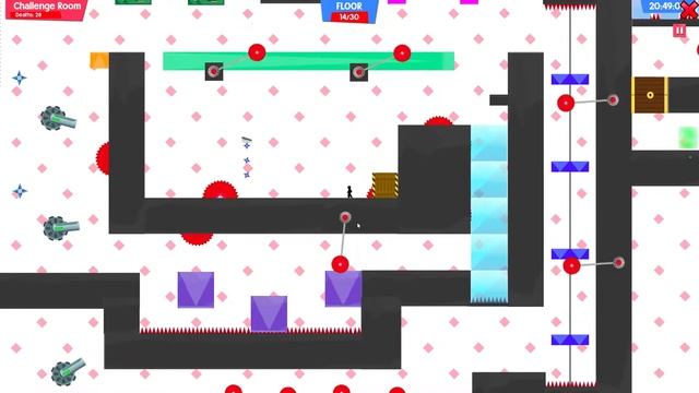Прохождение Челендж Room 1-20 в Vex 4 #1 смотреть онлайн