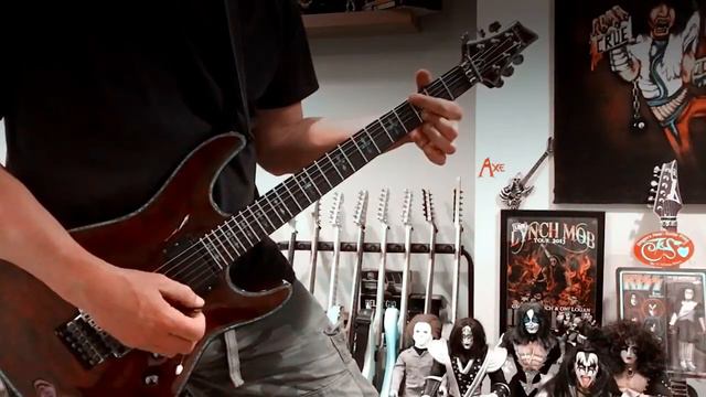 Guitar Cover - Unsteady - X Ambassadors - Hard Rock Heavy Chords - Schecter C-1 FR HellRaiser смотреть онлайн