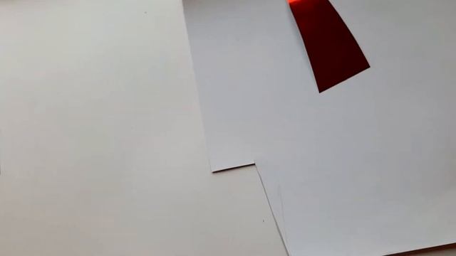 Новогодняя открытка из картона и цветной бумаги. смотреть онлайн