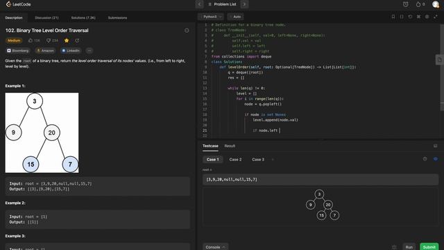 LeetCode 102 - Binary Tree Level Order Traversal: A Microsoft Journey смотреть онлайн