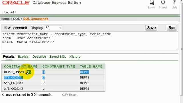 5 Oracle DB Displaying Tables and Constraints Information create comments on columns and table смотреть онлайн