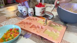 Мишки,,Барни’’?Кексы в силиконовой форме на сметане?Рецепты NataVi❤️