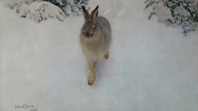 Vinterhare, Bruno Liljefors смотреть онлайн