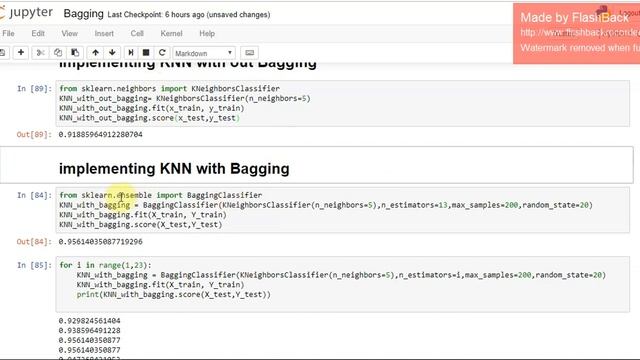 How to implement bootstrap aggregating(bagging) in Python?? смотреть онлайн