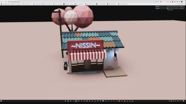 Three.js - Postprocessing Depth Of Field and Baked Textures смотреть онлайн
