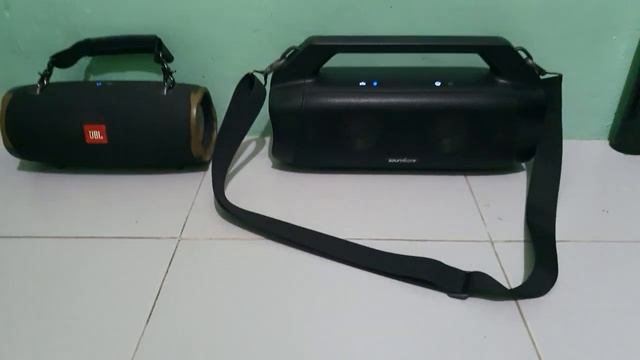 JBL XTREME 2 VS SOUNDCORE MOTION BOOM PLUS SHORT SOUND BATTLE смотреть онлайн