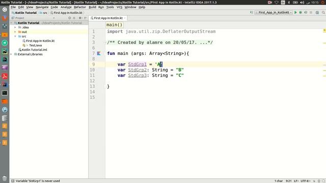 20 - Data Type Char In Kotlin نوع المتغيرات Char смотреть онлайн