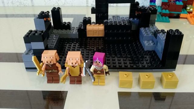 Lego Mincraft Nether Update Bastion смотреть онлайн