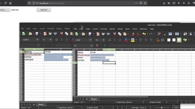 CSV to XLSX dengan PHP смотреть онлайн