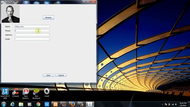 Phonebook Management in java with database (Add,Delete,Image Store) смотреть онлайн