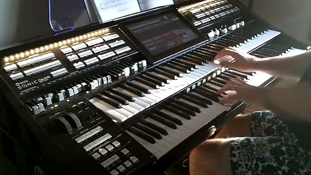 Slipping Through My Fingers (ABBA) played on Wersi Sonic OAX 800 смотреть онлайн