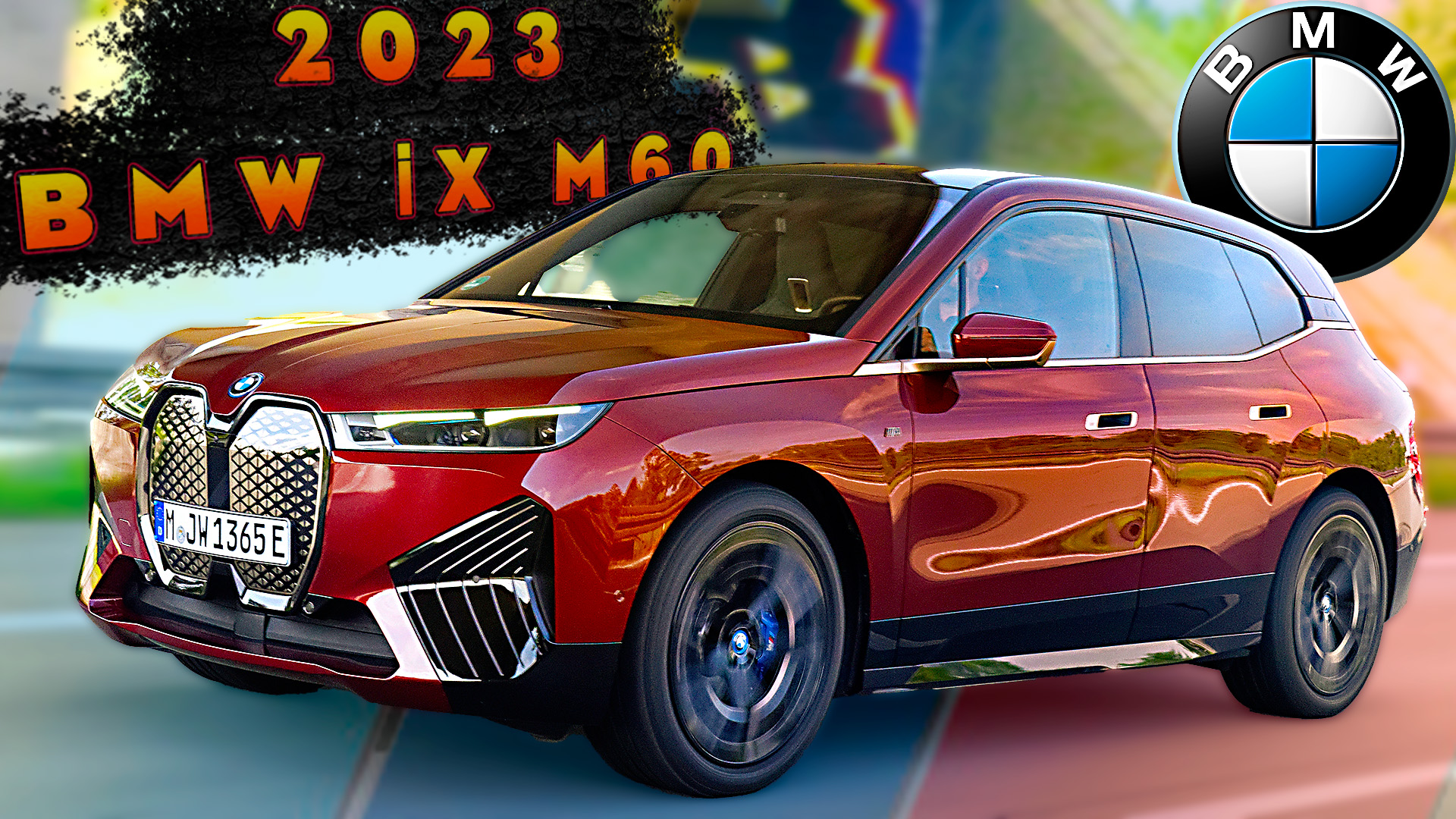 2023 BMW iX M60 - Экстерьер, Интерьер и Сцены вождения! смотреть онлайн