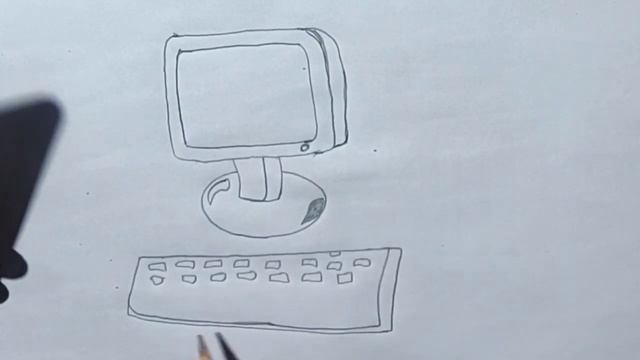 ✏️ how to draw desktop computer step by step pencil sketch ?️ || desktop computer art tutorial смотреть онлайн