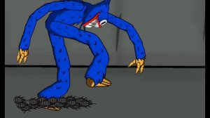 Пирамидоголовый против Хагги Вугги, Кисси Висси Поппи, игровая анимация.