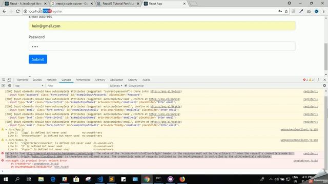 MERN Stack Series 9 ReactJs# Register and Login смотреть онлайн