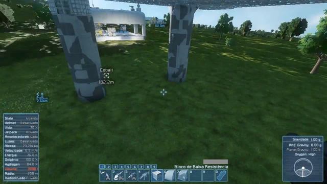 Space Engineers - Base elevada (atualização na base) #08 (PT-BR) смотреть онлайн