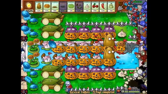 Plants vs. Zombies Gameplay Walkthrough - Episode 24 - GIGA GARGANTUAR!? Survival ENDLESS! смотреть онлайн