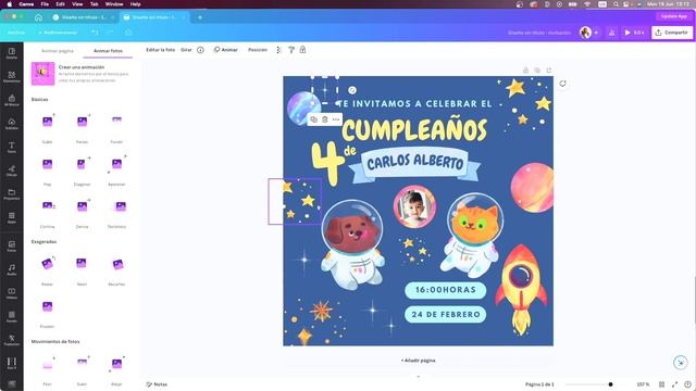 ?Cómo hacer una INVITACION ANIMADA con CANVA y con ENLACES смотреть онлайн