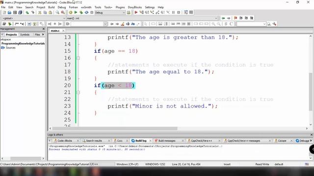 C programming Tutorial | Conditional Statement: IF, IF Else, Nested IF Else and Ternary Operator смотреть онлайн