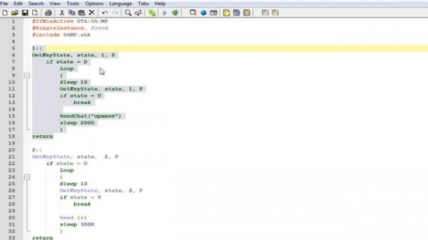 Flooder на AHK для SAMP - пишем универсальный флудер на AutoHotkey для GTA SAMP c samp udf
