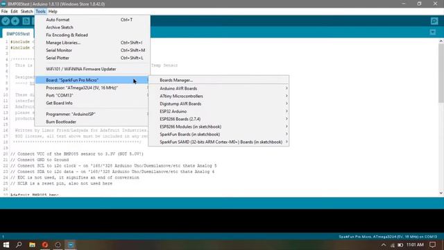 Simple Weather Station using BMP180 and OLED Display - Arduino смотреть онлайн