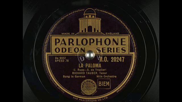 Richard Tauber La Paloma смотреть онлайн