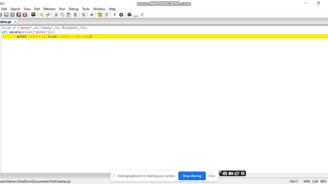 Hash in perl with if condition смотреть онлайн