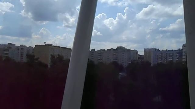 Колесо обозрения г.Коломна вид на улицу Ленина 6.08.2014 смотреть онлайн