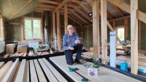 Капитальный пол в каркасном доме на втором этаже. Монтаж досок на лаги. Секреты надёжности.