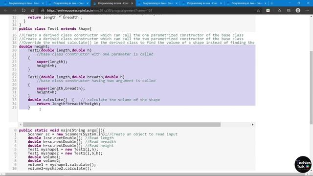 NPTEL Programming in Java Week 3 All Programming Assignment Solutions | Swayam 2022 смотреть онлайн