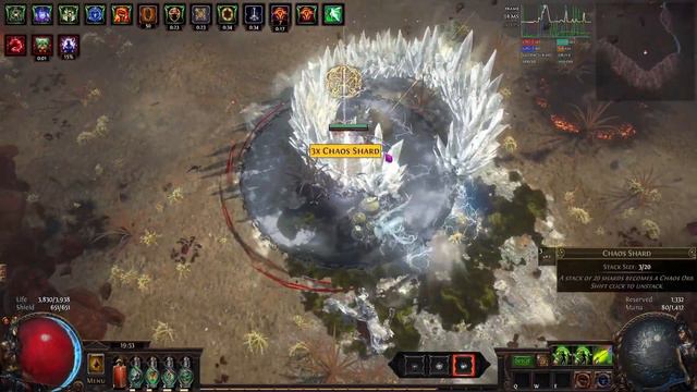 [PoE 3.18] Occultist Death Aura Autobomber T15 mapping смотреть онлайн