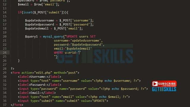PHP Tutorials In Urdu/Hindi -34 - EDIT USER complete PHP CODE смотреть онлайн