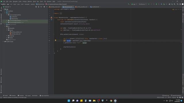 Passing Var from Activity to Activity - Kotlin // Android Studio смотреть онлайн