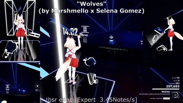 "Wolves"(by Marshmello x Selena Gomez) [Expert] / UPDATE 1.29.1 смотреть онлайн