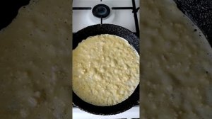 Быстрые блины с пшеном и манкой