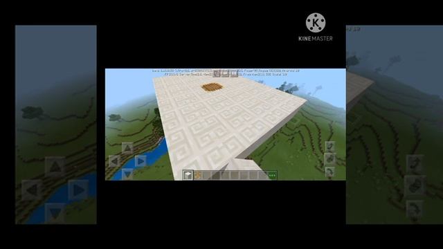 Построил луну в майнкрафт ??