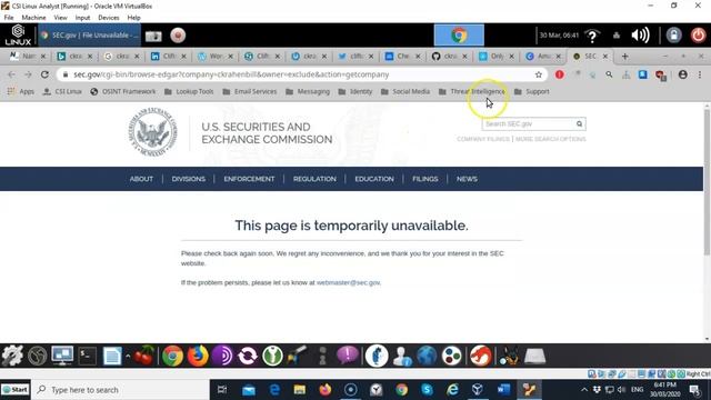 Conducting OSINT Using CSI Linux смотреть онлайн