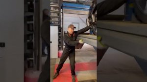 Развал схождение на Mercedes C204.