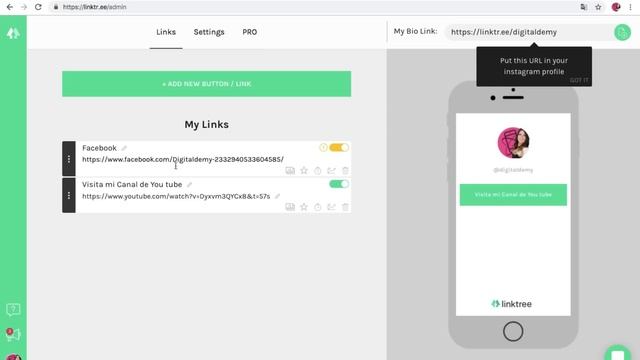TUTORIAL LINKTREE - MULTIPLES ENLACES PARA INSTAGRAM смотреть онлайн