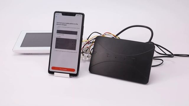 4 wire video door phone with Tuya IP box wifi box смотреть онлайн