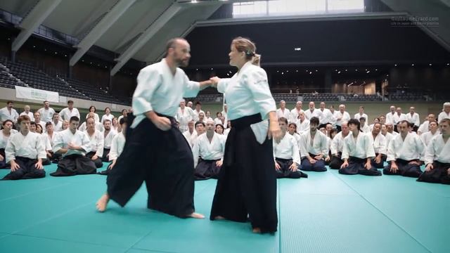 2 Занятие айкидо. Мишлен Тисье