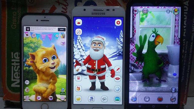 Talking Ginger 2 Echo VS Talking Santa Claus Echo VS Talking Pierre Echo 263 смотреть онлайн