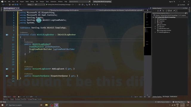 Serilog Sink WinUI 3 Logging | XAML | Tutorial | C# | .NET смотреть онлайн
