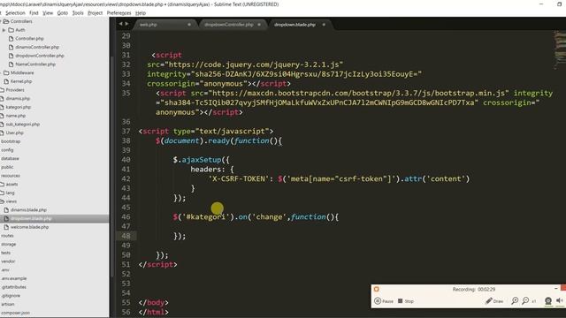 Laravel 5.5 - Dynamic Drop Down - part 3 смотреть онлайн
