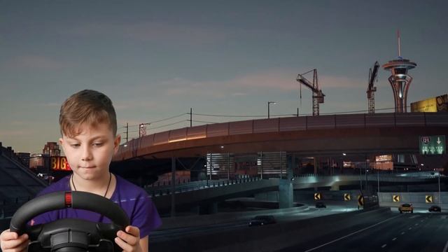 Играем Need for Speed Payback на руле Logitech MOMO смотреть онлайн